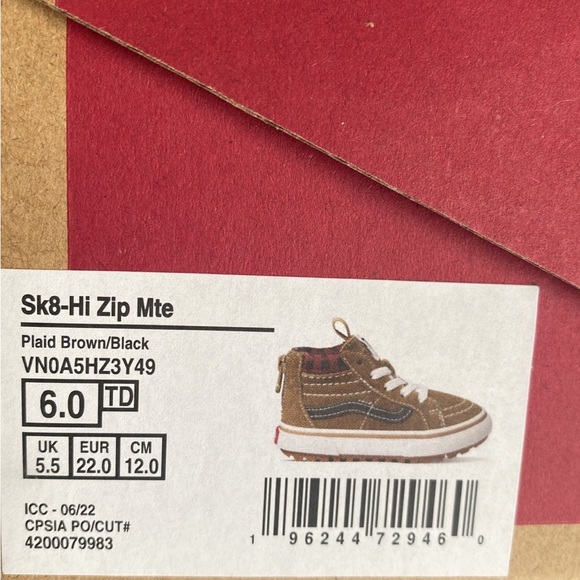 ‼️SOLD‼️Toddler VANS - Picture 5 of 6